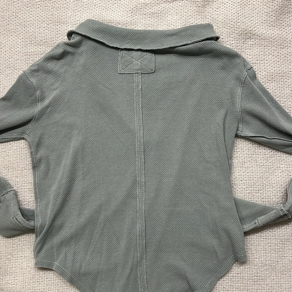 🌟FINAL PRICE DROP 🌟 Free People Thermal Sage Green XS - Picture 6 of 6